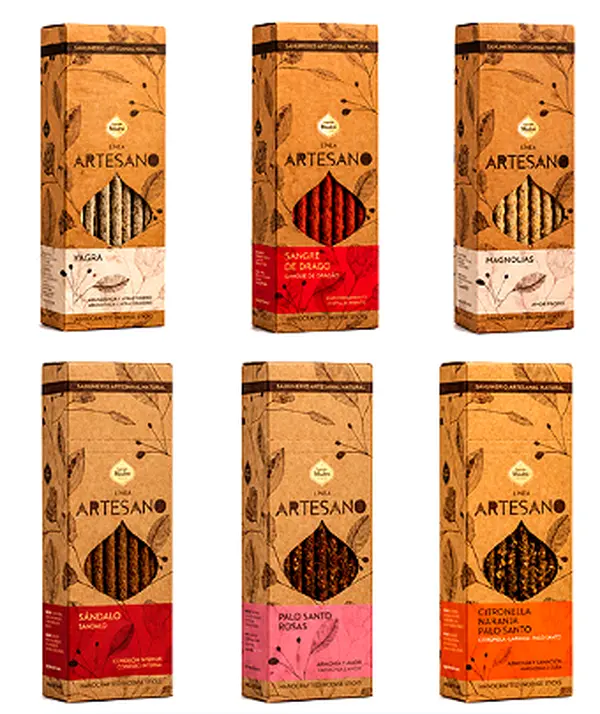 30pk Incense sticks Artisanal Line | Citronella | Yagra | Dragonsblood | Magnolia | Sandalwood Scented Home Fragrance Aroma