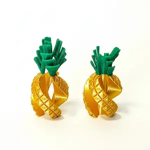 Stress Relief Toys, Creative 3D Printed Fidget Toys, Rotatable Pineapple Shape Stress Reliever, Perfect Gift for Anxiety Reduction, Fidget Gadget