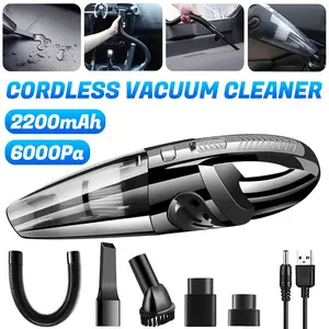 Cordless Car Vacuum - 12000Pa High Power Suction, 20-Min Runtime ,built-in battery, Type-C Fast Charge,TL Certified, 3-in-1 Nozzles for Car/Home/Office