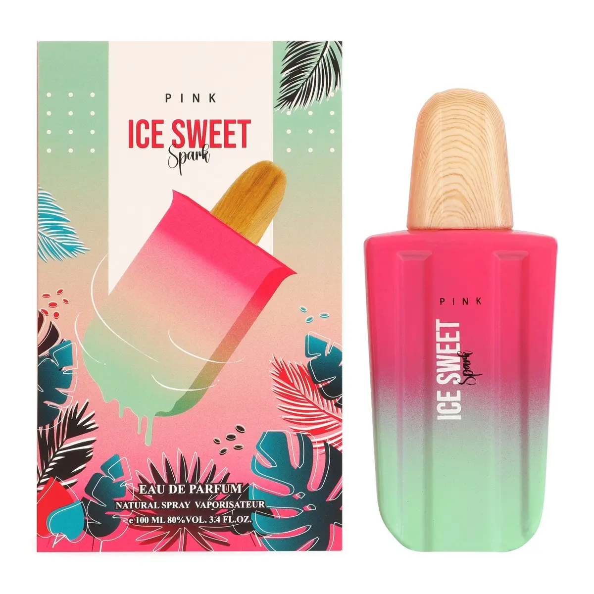 Pink Ice Sweet Spark for Women Eau De Parfum 3.4 oz / 100ml Spray – NEW