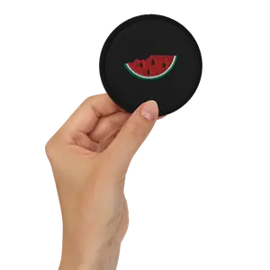 Watermelon Palestine Embroidered Patches - Circular ⌀3 in