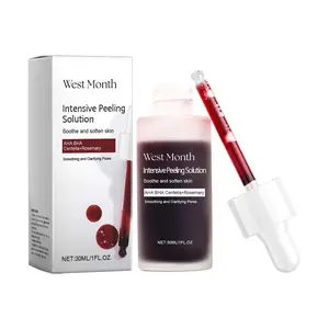 West&Month Exfoliating And Brightening Serum Moisturizing Cleansing Hydrating And Brightening Facial Rosemary Salicylic Skin Repair Cleanser Moisturize Moisturizer Hydrate Moisture