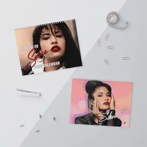 Selena Quintanilla 2026 Wall Calendar – A Year of Selena, Tejano Queen Tribute, Vintage Fan Art Monthly Calendar, Latin Music Icon Gift, Collectible Décor for Fan.