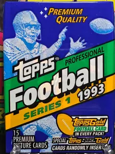 1993 Topps Football Series 1 Pack (15 cards)