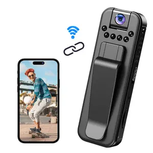 1080P Wireless Action Camera,Wide Angle Wearable Sports Camera,Wearable Recording Camera,Camera with Night-Vision & 180° Rotation Lens,Portable Mini Body Camera For Selfie & Vlogging,Christmas Gifts,Cool Gadgets