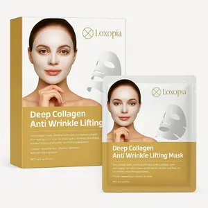 Deep Collagen Anti-Age Lifting Face Mask, Hydrating Hydrogel Mask for All Skin Types with Moisture Boost, Single Item Daily Skincare, Christmas Gift