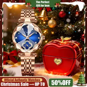 【Christmas Gift】Apple Gift Box Four-Leaf-Clover Women’s Watch — elegant and stylish. The perfect choice for Christmas and New Year gifts, ideal for girlfriends, wives, and family. A truly perfect gift