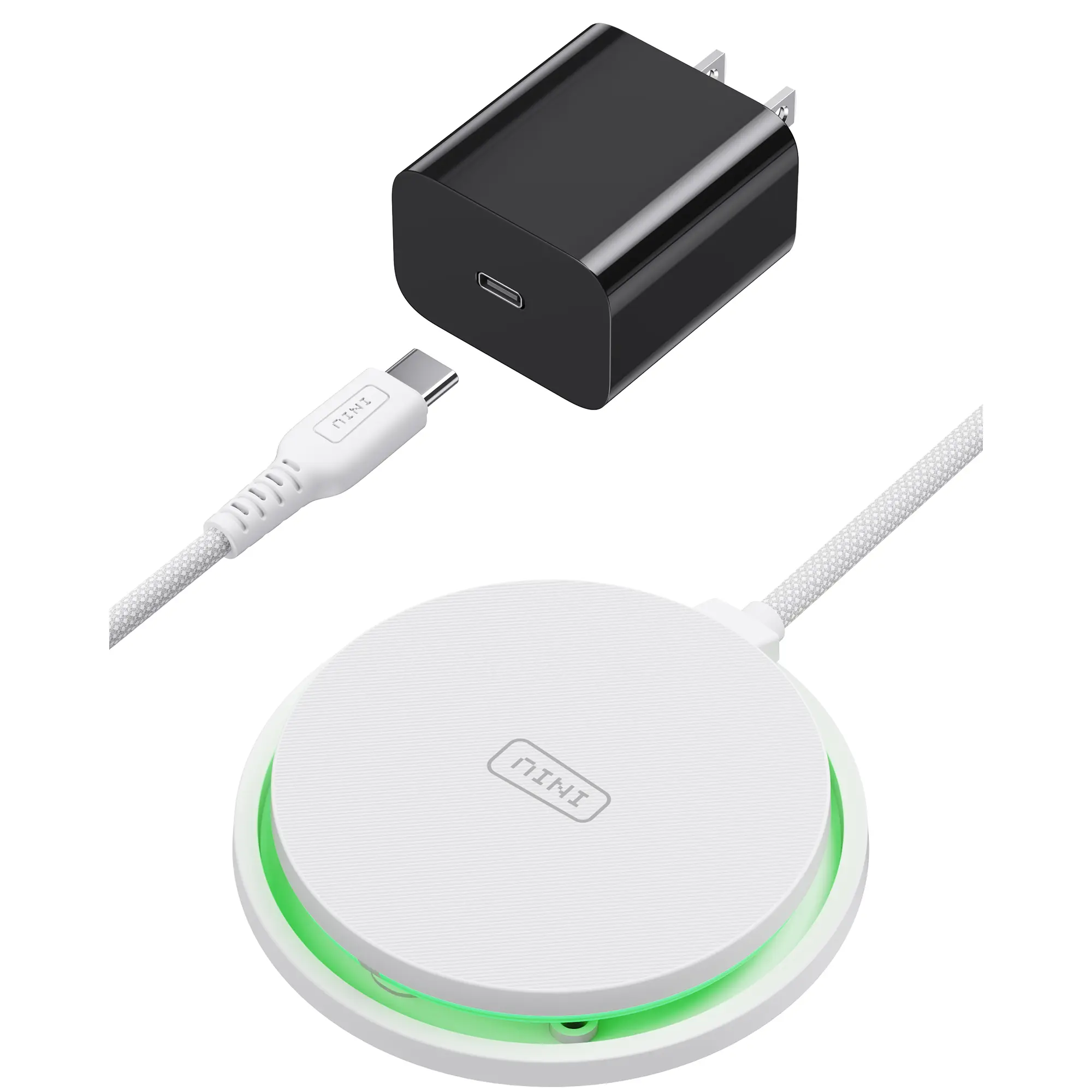 Charging Pad+Adapter【White】