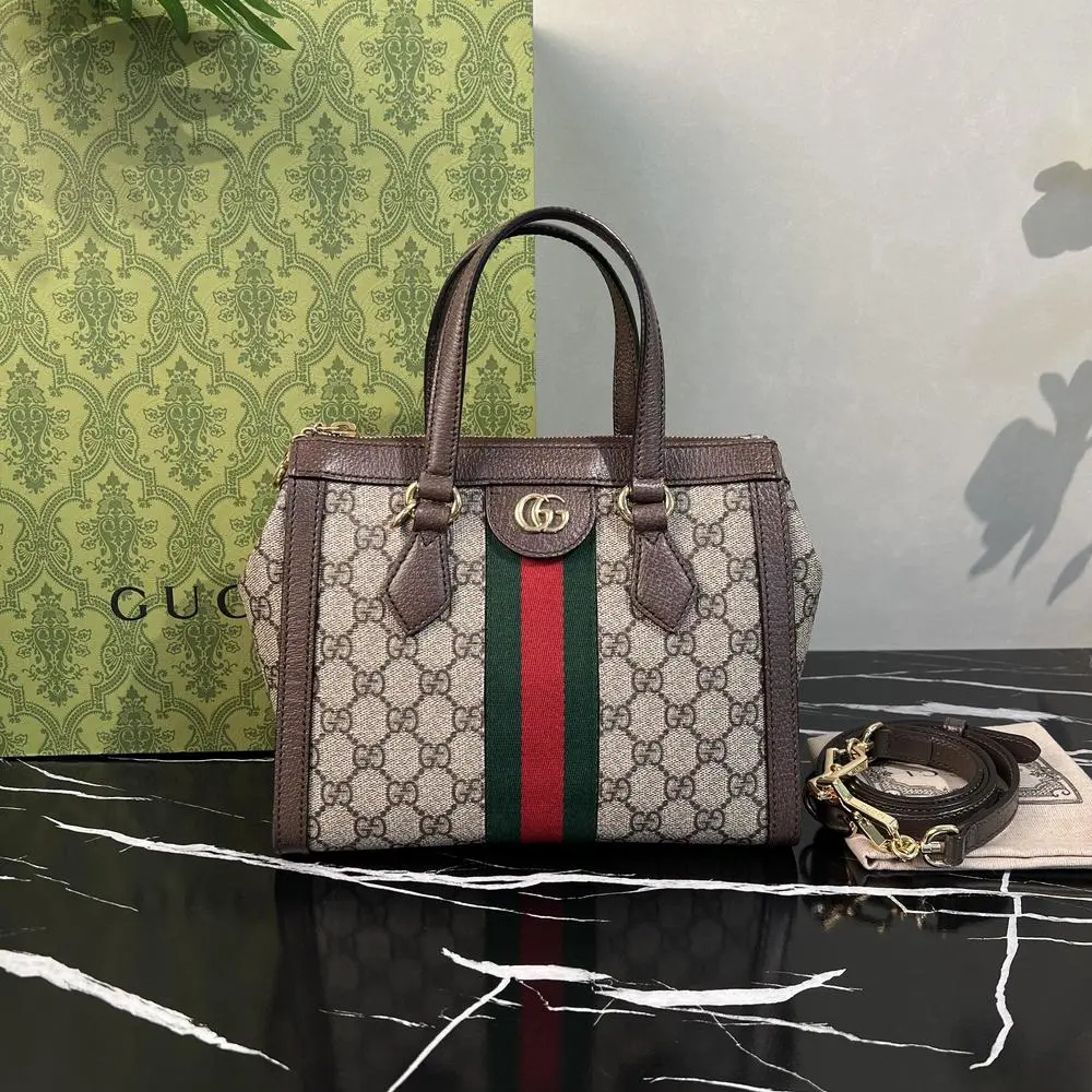 Pre-owned GUCCI Leather Shoulder Bags 7.8'' R2939 Shoulder Bag C8355337567 1003 T1 Chloe