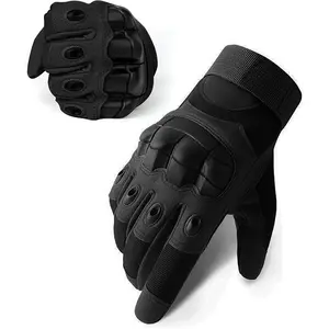Outdoor black gloves, Anti Slip Gloves, Safety Gloves, all-finger soft shell non-slip and wear-resistant, warm and cut-proof gloves, the best gift for your family