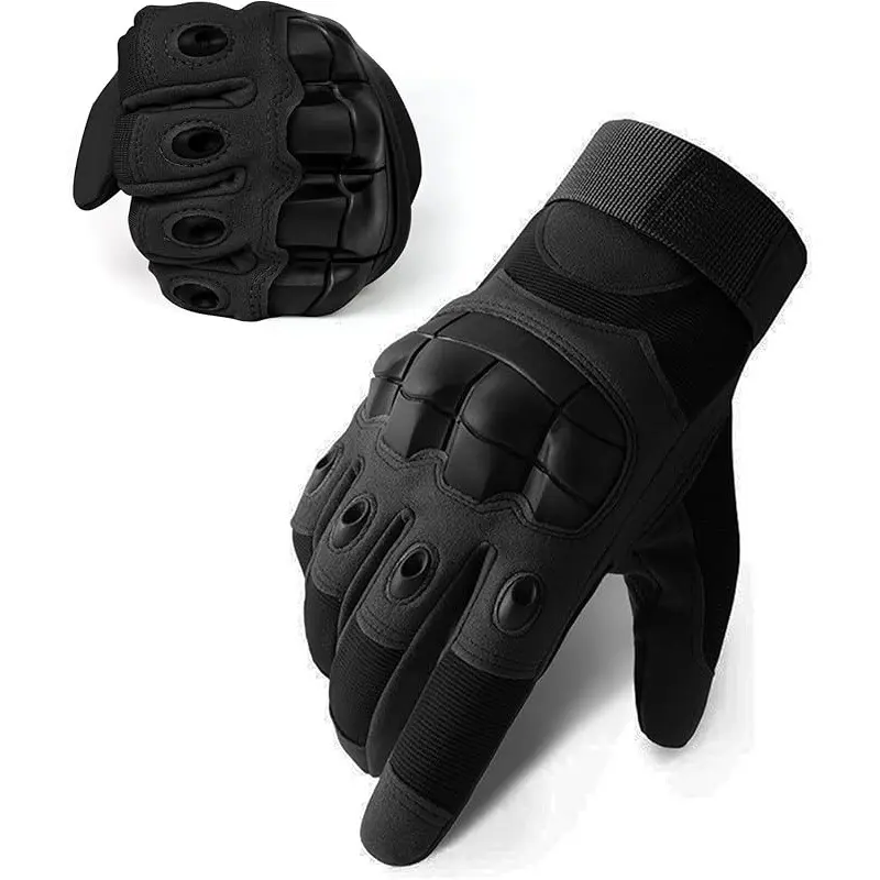Outdoor black gloves, Anti Slip Gloves, Safety Gloves, all-finger soft shell non-slip and wear-resistant, warm and cut-proof gloves, the best gift for your family