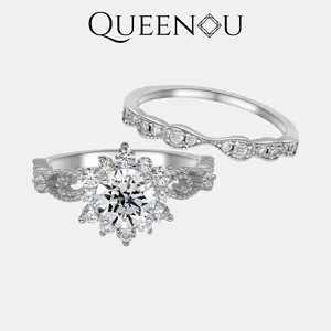 【866】Snow Fairy Snowflake synthetic moissanite ring + Luxurious Versatile Band - Elegant Winter Jewelry, Fashionable Gift for Women, Chic Accessory for Any Occasion  synthetic moissanite