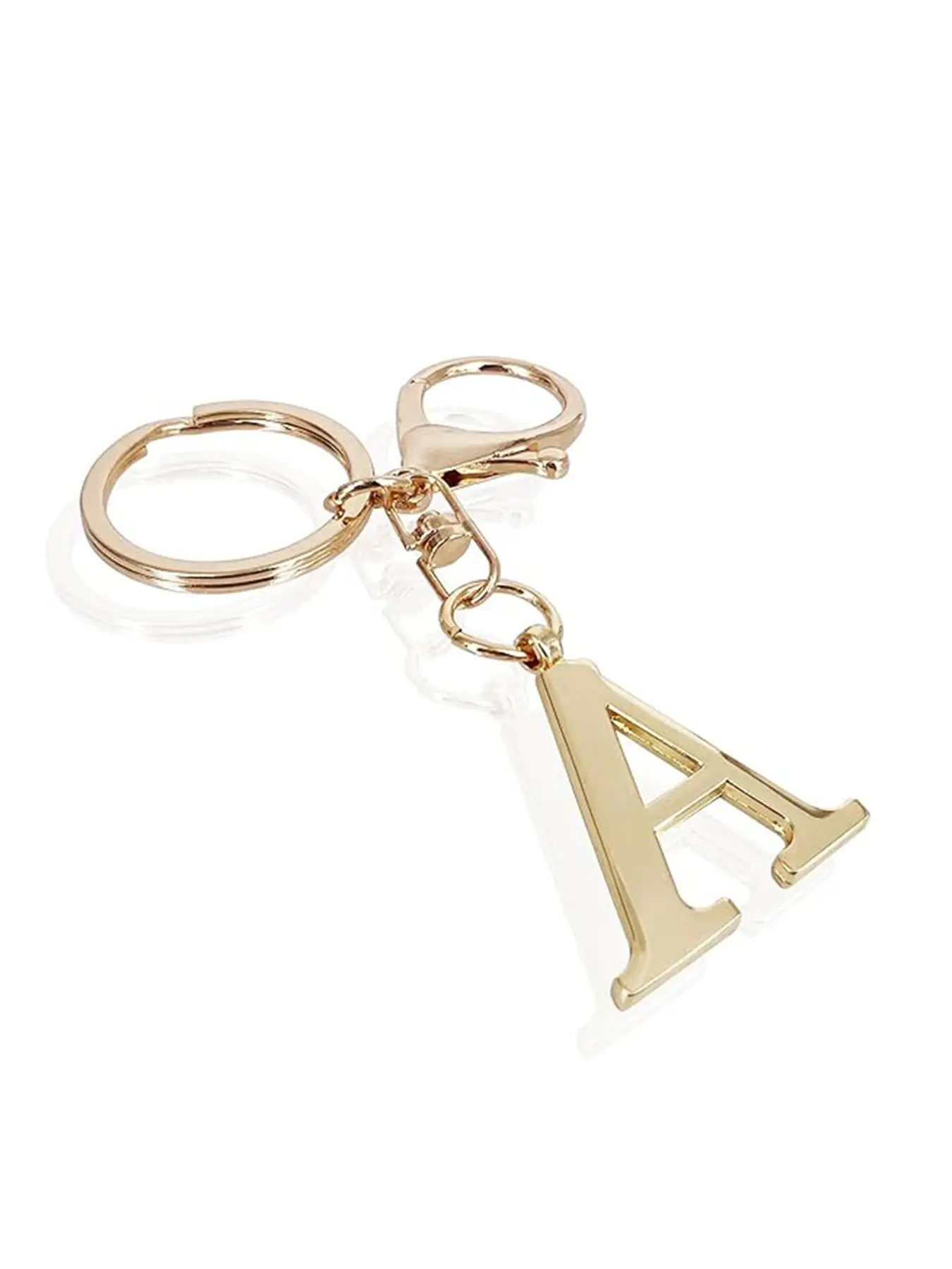Fashion Initial Keychain, Elegant Letter Key Ring, Cute Monogram Key Holder for Women, Mom Gift, Backpack Car Key Accessory, Trendy Cute Keychain, Fashionable Alloy Keychain, Stylish Keychain, Stylish Keyring, Keyrings For Keys