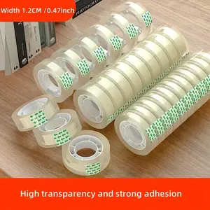 YITAP 6-Roll Stationery Tape, Work Transparent Tape, DIY Packaging Tool, Work Stationery Supplies, Multifunctional Adhesive Tape, Invisible Tape