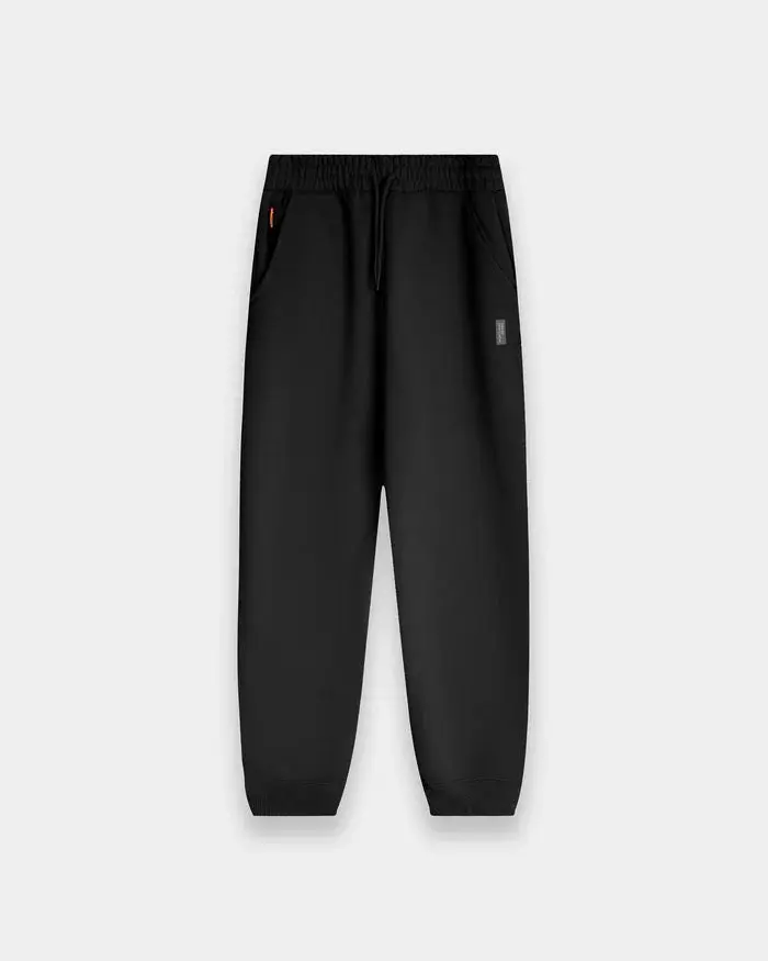 Cloudburst Sweats (Water-Resistant) Black, Workout Bottoms, Sporty Chic