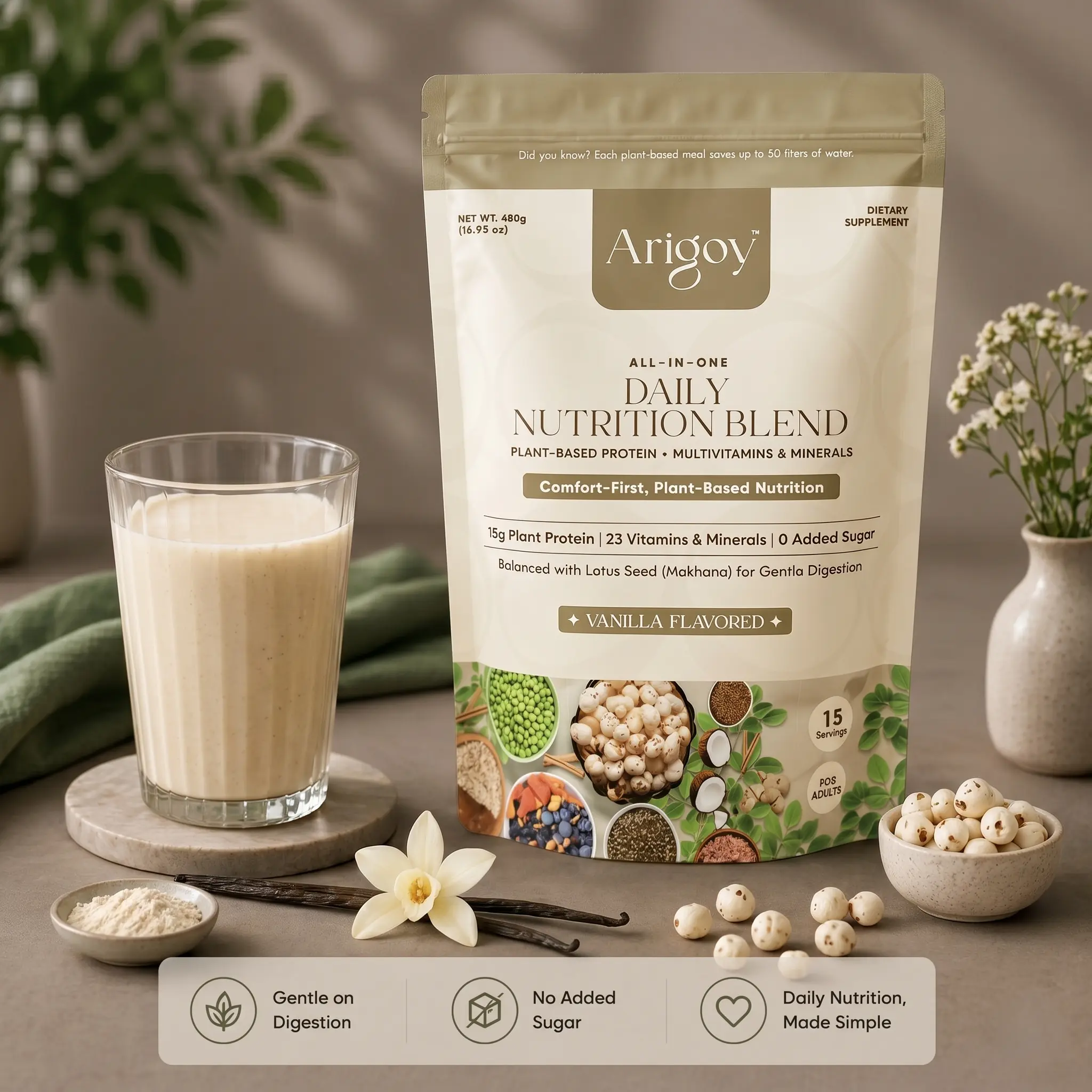 Arigoy - Daily Nutrition Blend | Vanilla