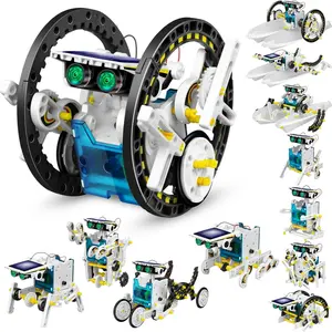 13-in-1 Solar Powered Multiple Models Robot Toys for Boys Girls, Unisex Appeal STEM Science Kits for Kids Age 8-12, Interactive Learning Building Experiments Robotics Kit STEM Projects for Kid Christmas Birthday Gifts