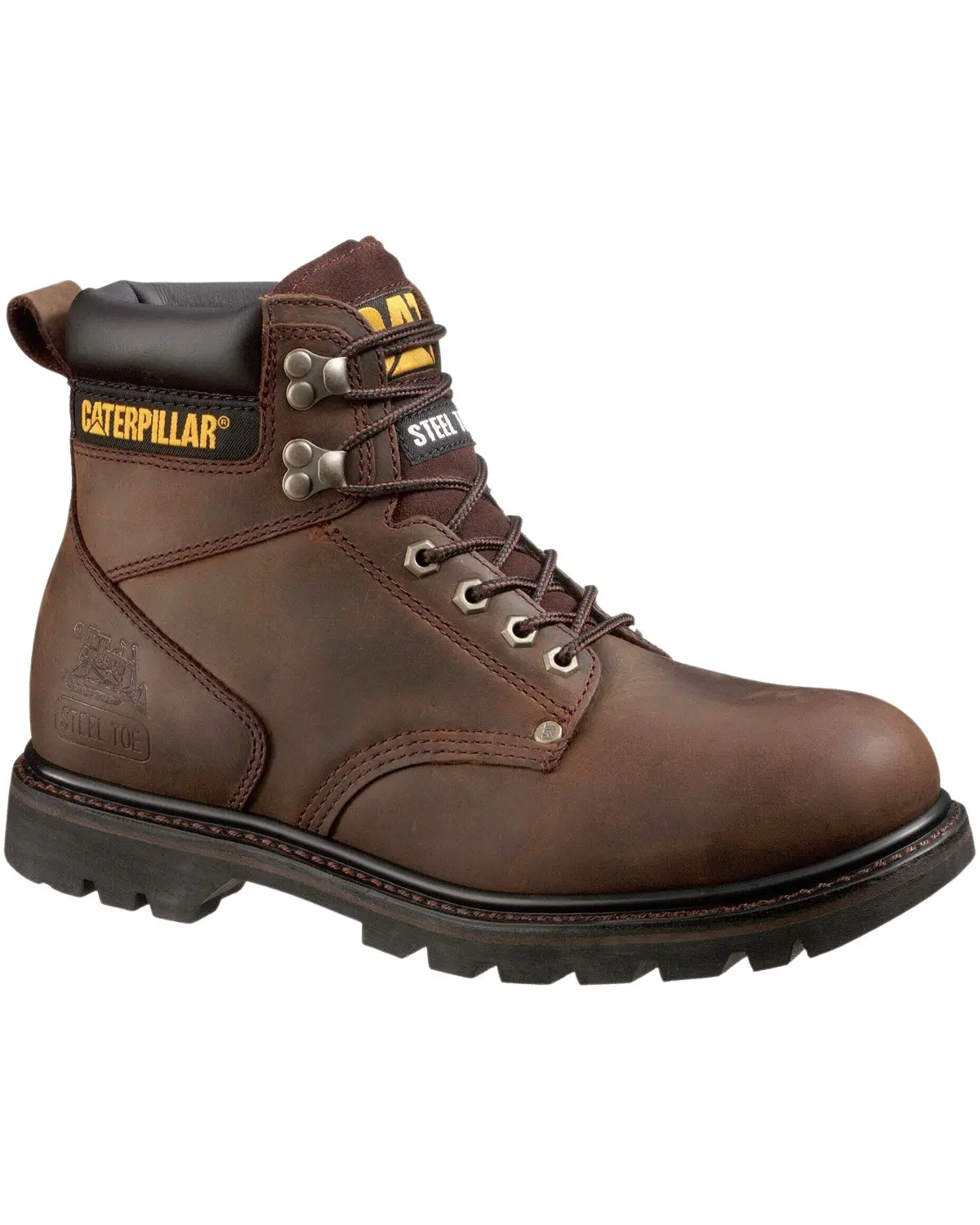 Cat Workwear Men's Men'S 6" Second Shift Lace-Up Work Boot Steel Toe - P89586
