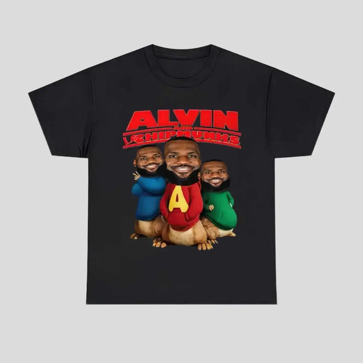 Unisex Boxy Fit Heavyweight Tee Lebron James Alvin And Chipmunks Shirt graphic tee Spooky Season Shirt