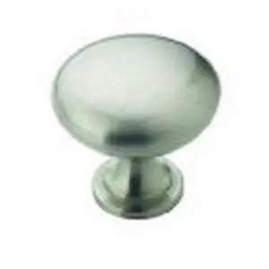 Amerock Corp 1-1/4In Satin Nickel Cabinet Knob, Decorative Handles, Silver Hardware (TEN53005G10) - Versatile for Handle Doorknob Applications, Decorative Handles Doorknobs, Handle Doorknobs
