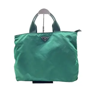 Pre-owned PRADA H6 Green Large Nylon Handbag/Shoulder Bag 61812