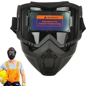 Auto-darkening welding face shield, anti-fog lightweight headgear face shield, protective face shield for TIG, MIG, and plasma cutting/grinding—eye protection welding helmet for professionals and beginners, durable comfortable full-face safety gear for wo