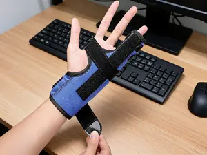 Pinky Finger Metacarpal Splint  Boxer Fracture Splint, Pinky Finger Splint, Adjustable Two Finger Brace for 4th or 5th Finger, Metacarpal Splint Hand Brace for Arthritis Fracture Broken Mallet Dislocated Trigger Finger(S/M)Solo Hot Shop