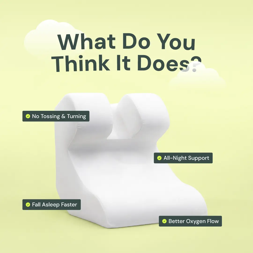 Snorinator Pillow The Viral Upright Sleep Pillow – Anti-Snoring Wedge As Seen on Shark Tank