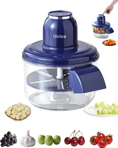 ULRICA Electric Peeler, Automatic Portable Peeler Machine for Garlic Grapes Cherry Tomatoes Chestnuts, Rechargeable 1300mah Battery Powered Peeler, Type-C Charging Kitchen Gadgets Gift