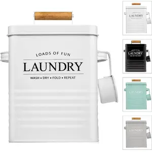 Calindiana Laundry Powder & Pods Container – Multi-Purpose Laundry Organizer