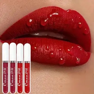 Cmaadu Liquid Radiant Lipstick Set with Assorted Shades, Waterproof, Non-Sticky, Moisturizing, Fast-Drying, Long-Lasting, Suitable for All Skin Types, Hydrating Lip Care Premium Cosmetic
