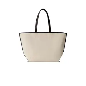 BEIS The Leather Trim Tote in Espresso