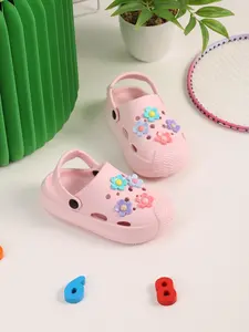 Summer New Solid Color Hole Shoes, Cute Casual Thick Sole Anti-Slip Beach Vacation Sandals, Breathable Toddler Shoes, Boy Girl Indoor Outdoor Slippers