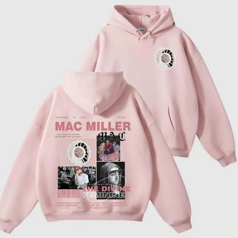 Mac Miller Divine Feminine Hoodie – Album Collage Sweatshirt, Vintage Hip Hop Pullover, Unisex Graphic Music Shirt, Rap Streetwear Boyfriend Gift