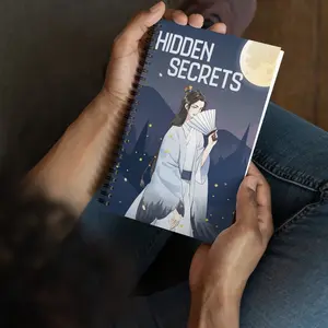 Anime Spiral Notebook: Voice Notes: Hidden Secrets