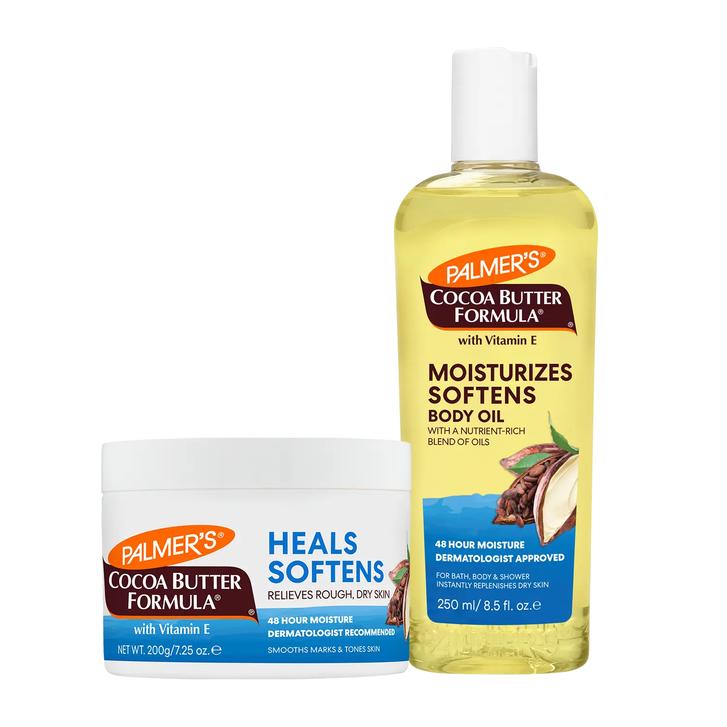 Palmer's Cocoa Butter Formula Original Solid Jar and Moisturizing Body Oil