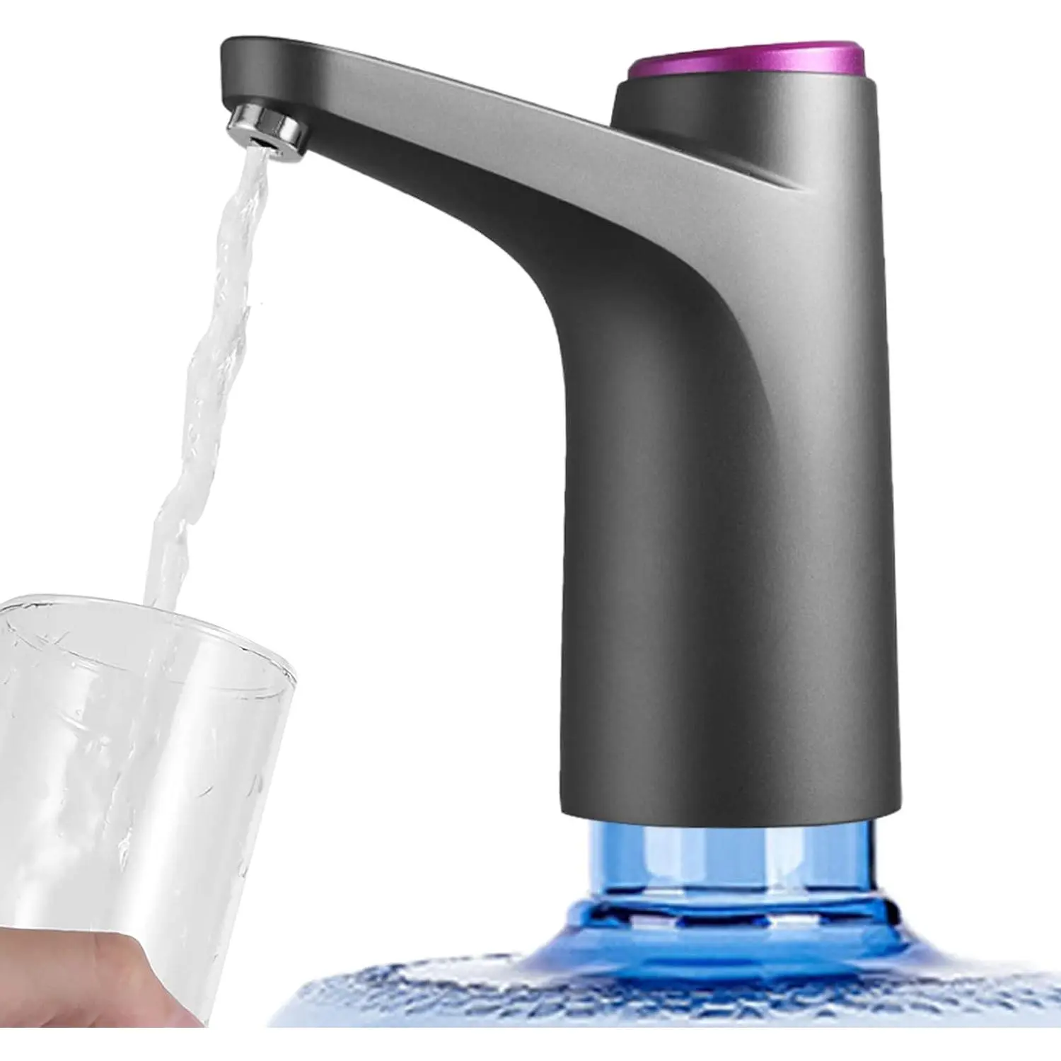 Water Dispenser for 5 Gallon Bottle, Portable Water Cooler Dispenser,Universal Water Dispenser for 2.5?3 and 5 Gallon Bottles USB  Water Pump