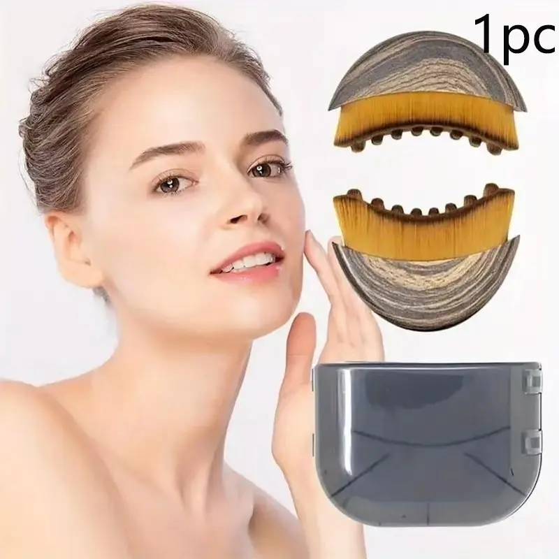 Portable, Compact and Lightweight Facial Lymph Drainage Massager with Soft Nylon Bristles, Ideal for Reducing Swelling and Edema, Gentle Skincare Tool, Lymphatic Drainage Tools, Beauty Massagers