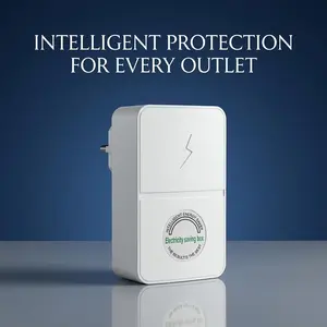 US Plug-In Power Box - 2026 Updated Design, 90-250V Input Range, Multi-Outlet Electrical Device for Home Improvement