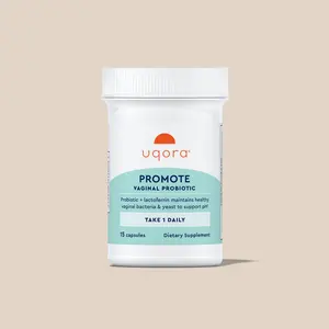 Uqora Promote Vaginal Probiotic – Dietary Supplement (15 Count) | Vitamin Support | Gluten-Free | Hormone-Free