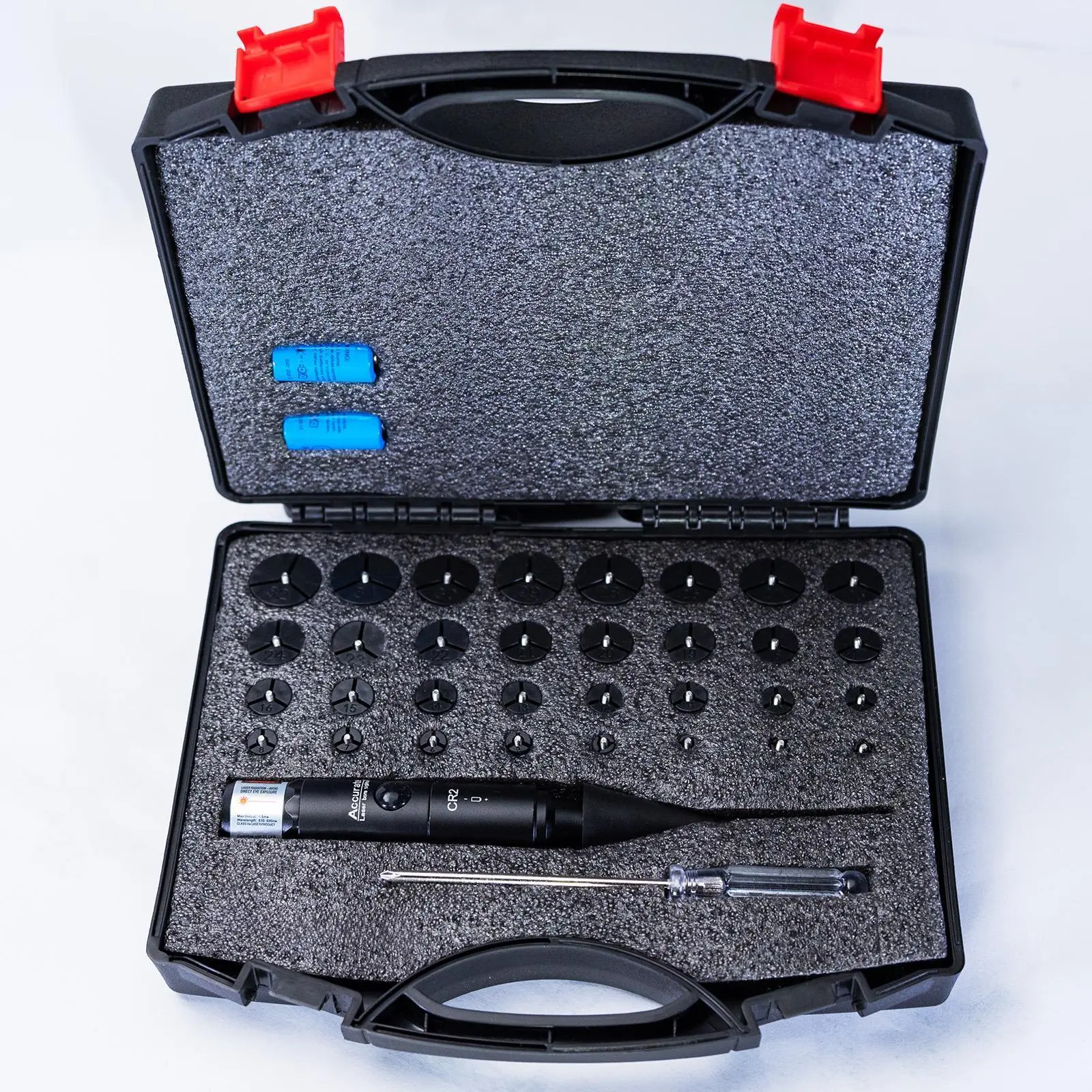 Optical Alignment Tool Kit with 8, 32, 64 Adapters and Manual Tools for Precision Calibration