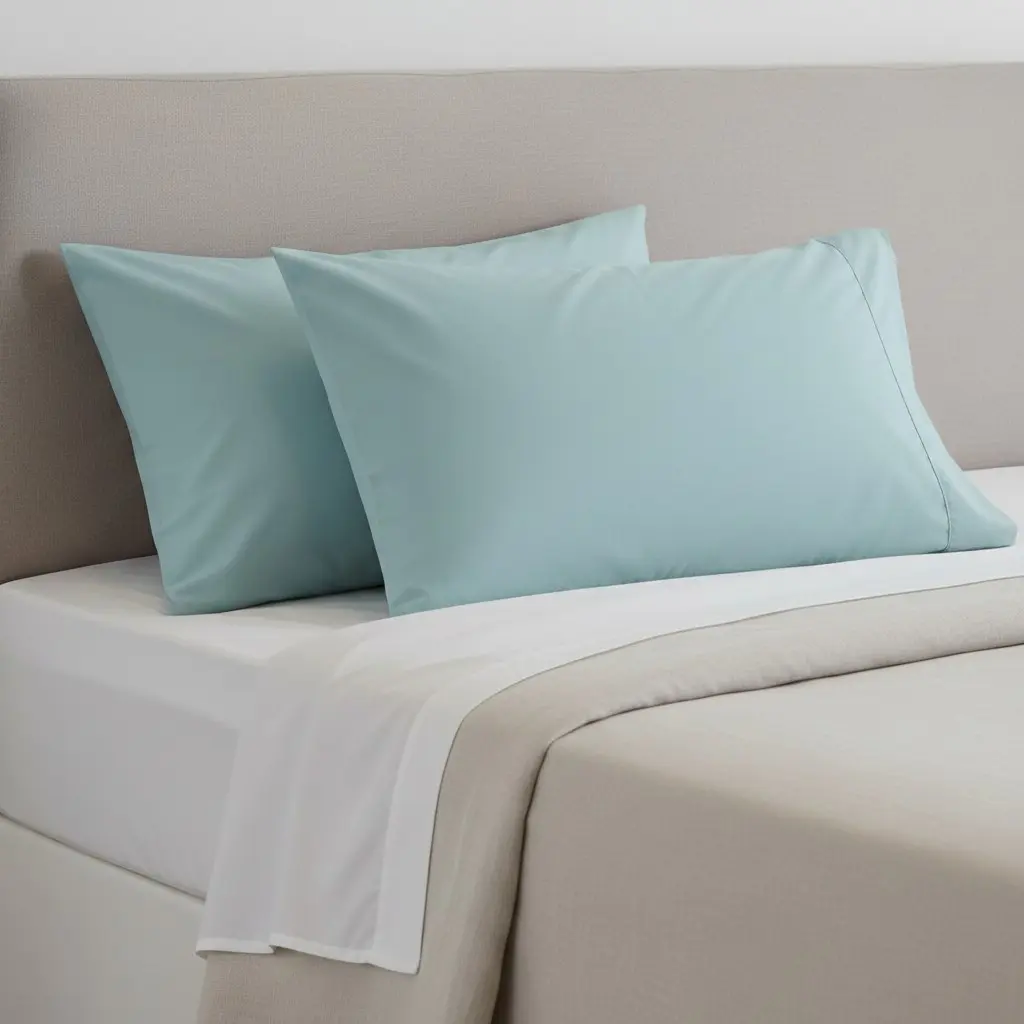 Rayon from Bamboo Viscose Cooling Pillowcase Set Ultra Soft, Breathable Pillow Covers for Bedroom Standard Queen King Size (Set Of 2 & 4)
