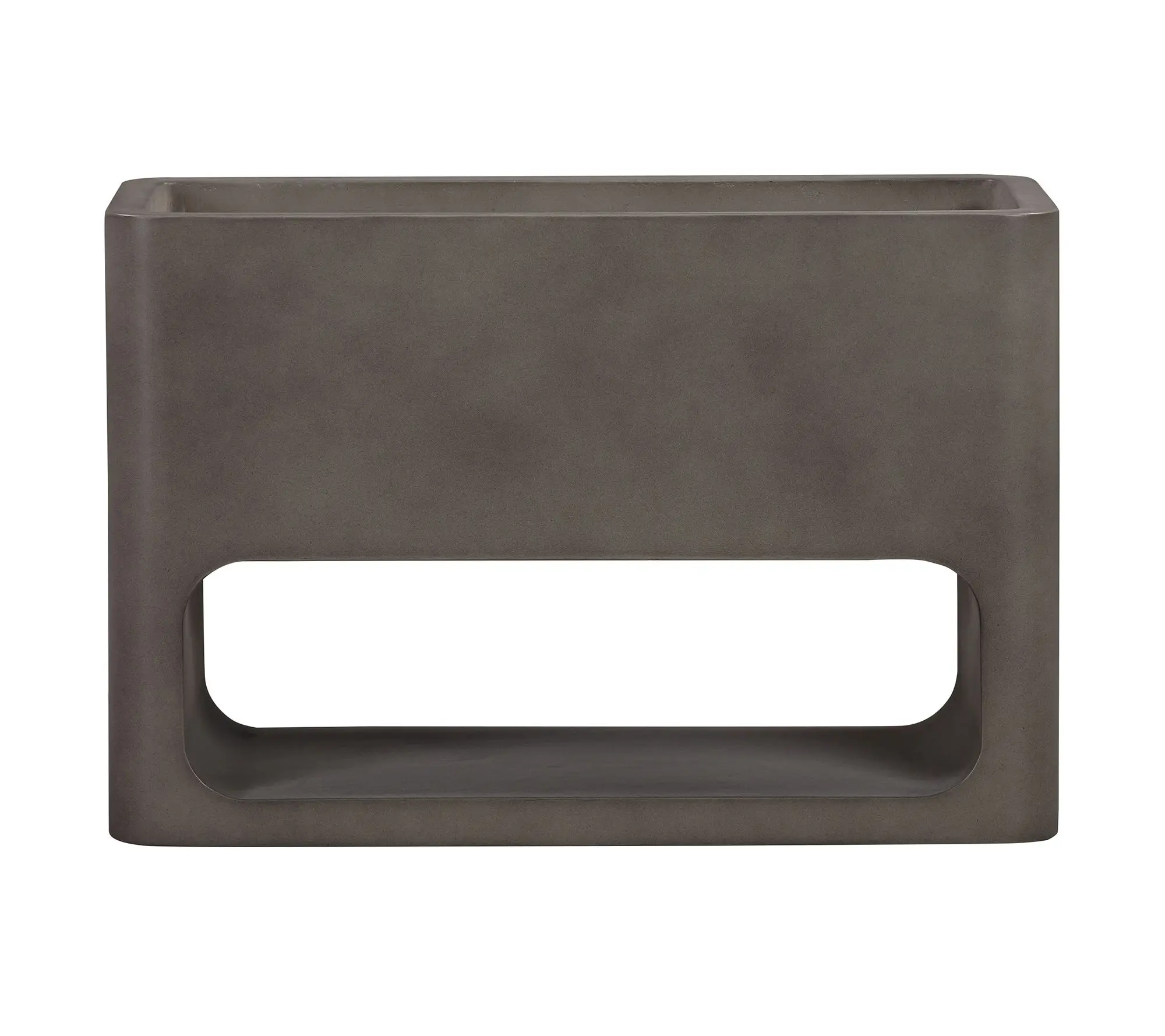 Armen Living Sunstone Indoor / Outdoor Planterin Concrete