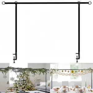 New adjustable table stand, with an extended length suitable for wedding, birthday, Halloween, and Christmas decorations - party home decor - a sturdy and durable party arch, high-quality design, holiday display,