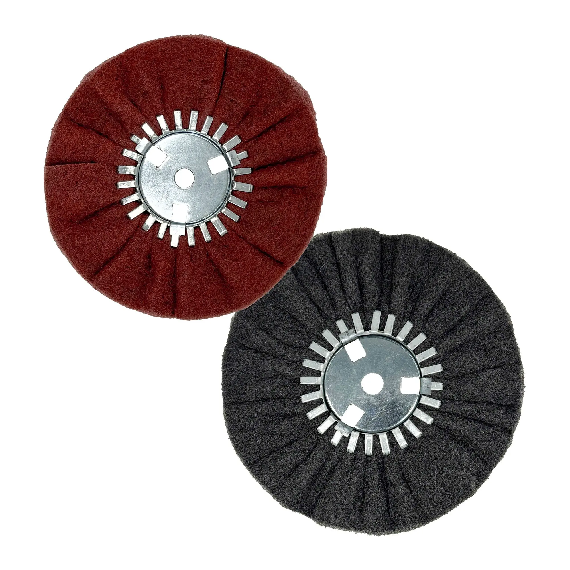 Renegade Products Ultra-Fine & Very Fine Satin Airway Buffing Wheel for Angle Grinders - Surface Prep & Finishing Wheel for Metal Polishing, Aluminum, and Stainless Steel