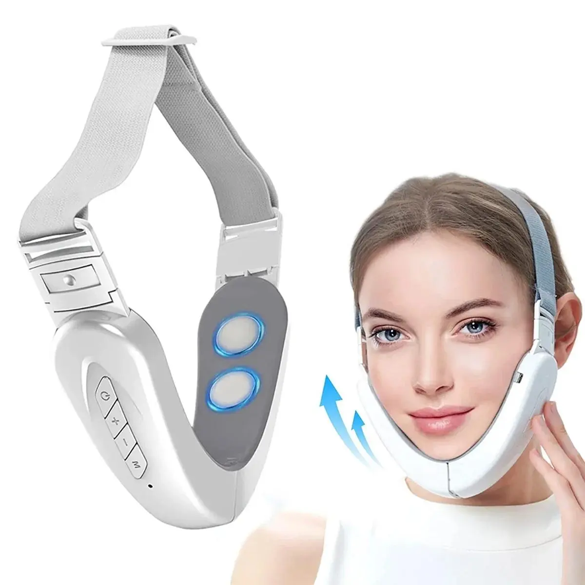 Rechargeable V-shaped Electric Facial Slimming Machine, 6 Modes 12 Speed Face Lifting Machine, Face Lifting Device, Smart V-shaped Face Skin Lifting Tool, Perfect Valentine's Day
