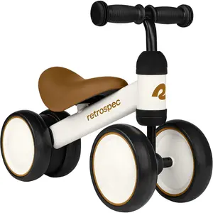 Baby Walker 4-Wheel Balance Bike for Ages 12-24 Months Toddlers| First Birthday Gift - Toddler Bicycle Toy for 1 Year Old’s - Ride On Toys for Boys & Girls