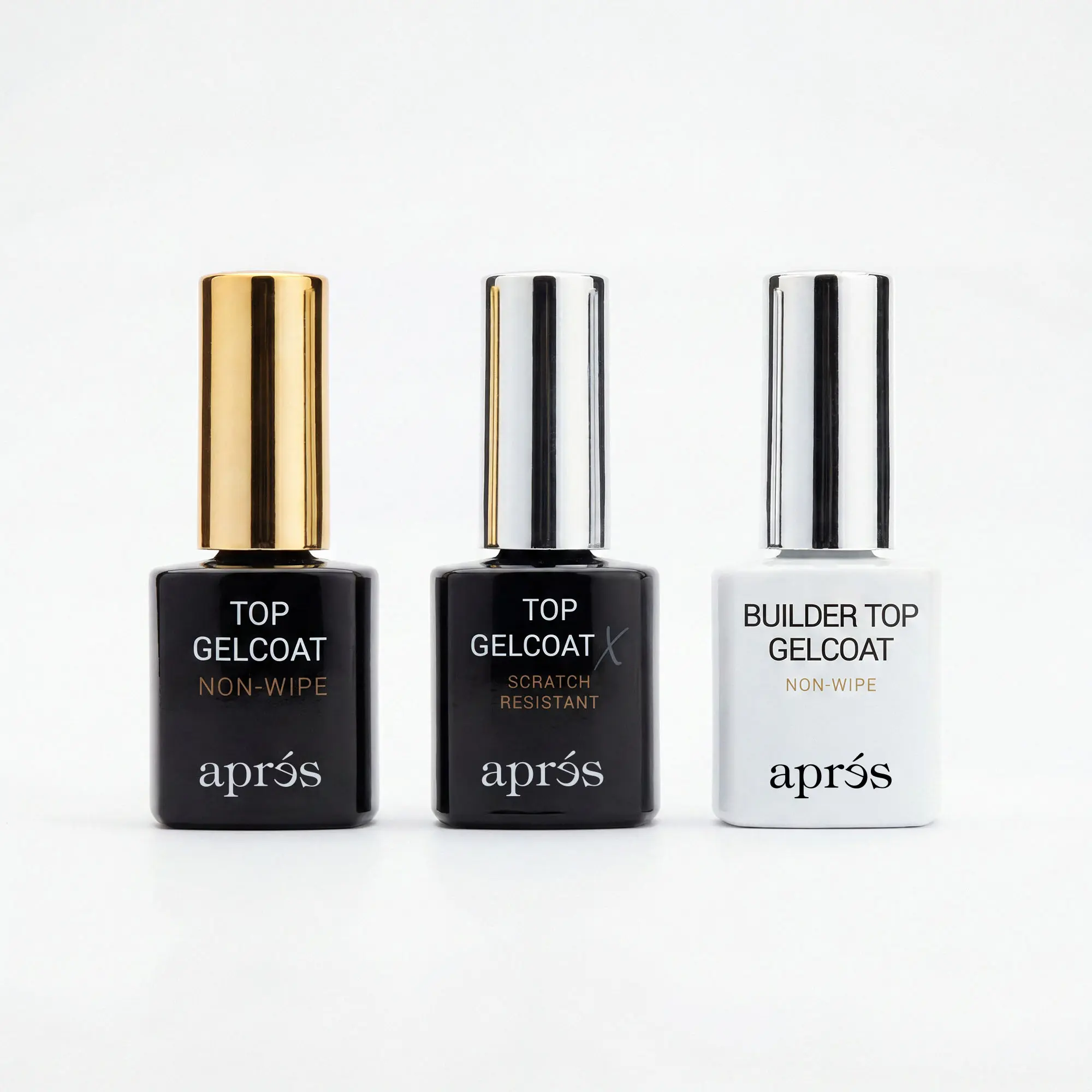 APRÉS Premium Non-Wipe Gel Top Coat - HEMA-Free Liquid Polish with a Long-Lasting Glossy Finish for Nail Techs, Available in 3 Formulas, Premium Top Coat, Gel Polishing, Nail Tech, Gel Nails At Home