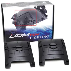 iJDMTOY 2pc OEM-Spec Front Wheel Well Arch Liner Maintenance Flap Cover Cap Lids for Headlamp & Fog Lamp Access, For Mercedes W166 ML-Class GLE-Class, X166 GL GLS-Class