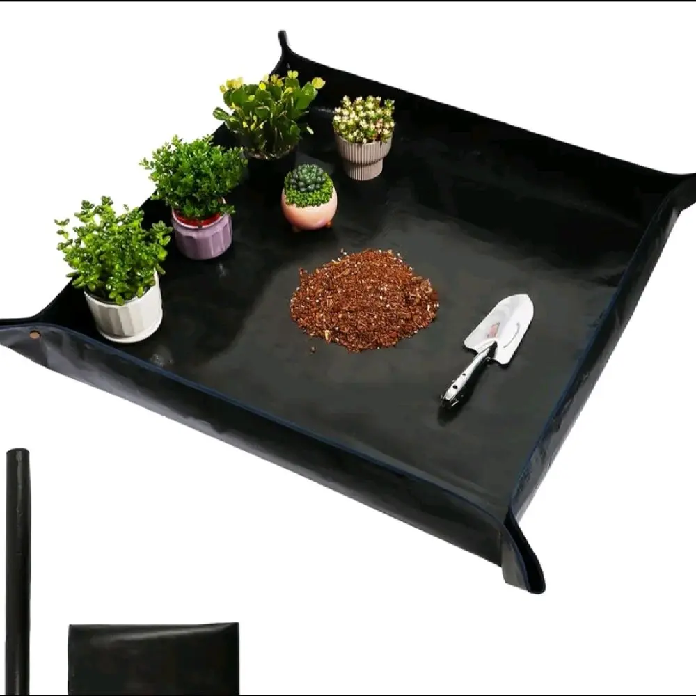 Foldable Outdoor Gardening Mat - Black, Compact, Durable, Easy-to-Use Specialty Garden Tool for Gardeners